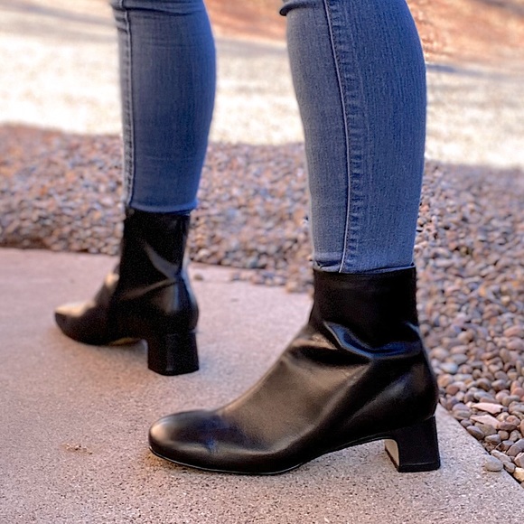 Newport News Shoes - NewPort News | Easy Style | Black Low Heel Boots